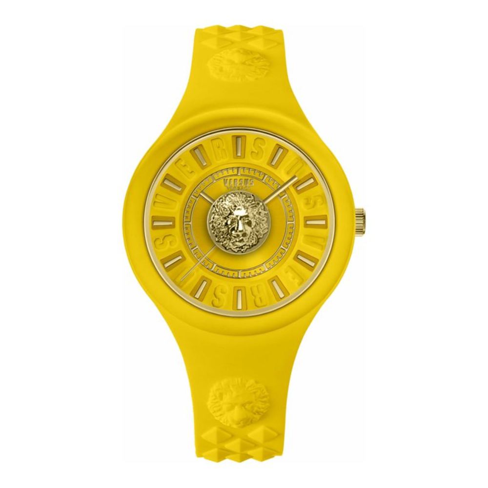 Versus Versace Fire Island Lion Watch Yellow Womens